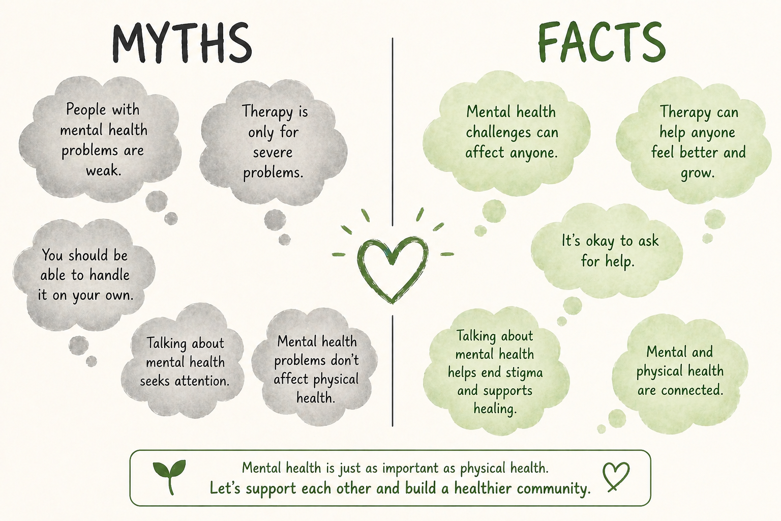 Mental health myths
